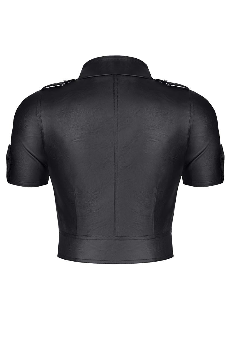 schwarzes Damen-Top BREnrica001 - XXL