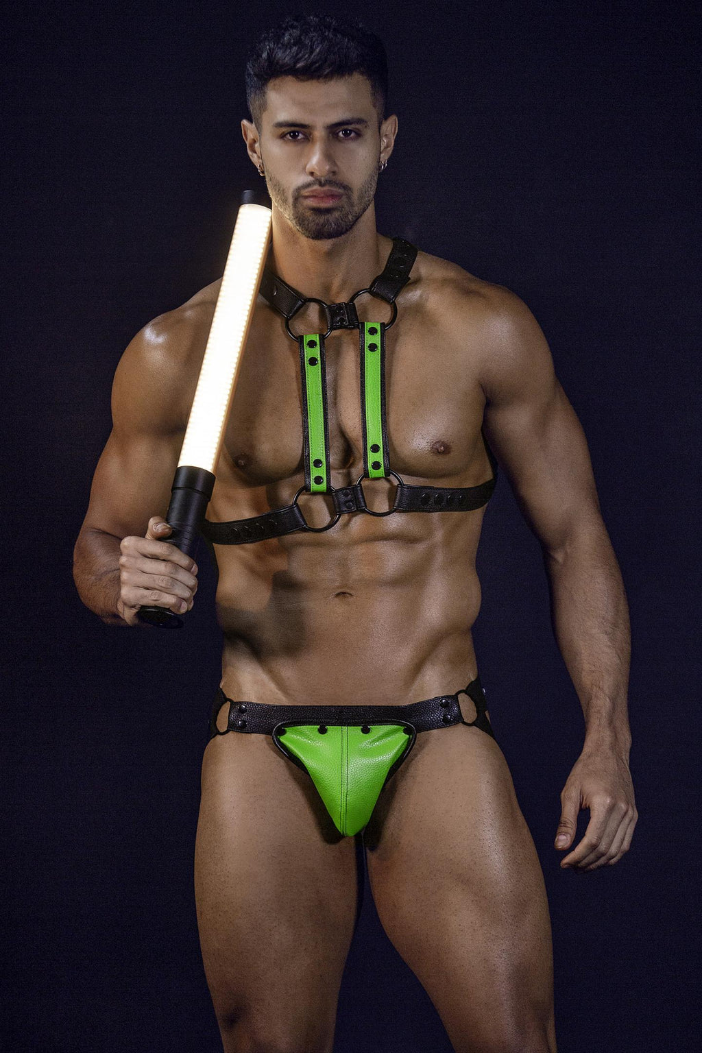 neongrün/schwarzer Jock Snap - L/XL-1