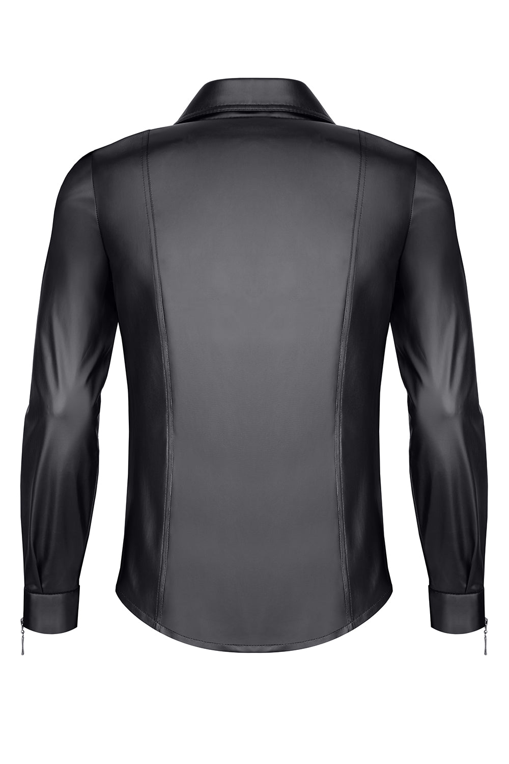 langarm Herren Shirt RMPasquale001 schwarz - 2XL