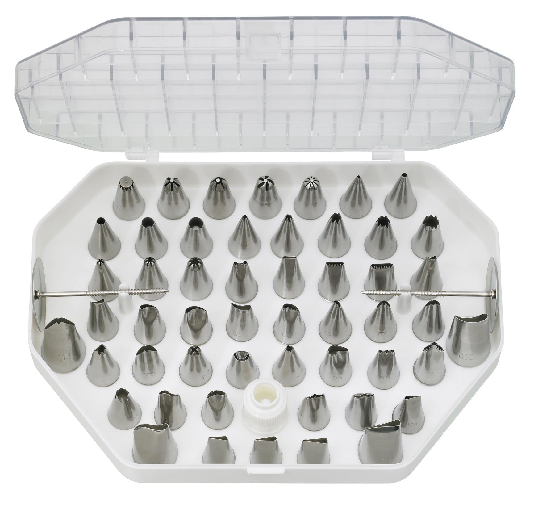 Sternsteiger GARNIERTÜLLEN-SATZ INOX 26-TLG.