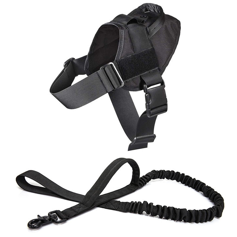 Military Tactical Dog Harness Patrol K9 Working Pet