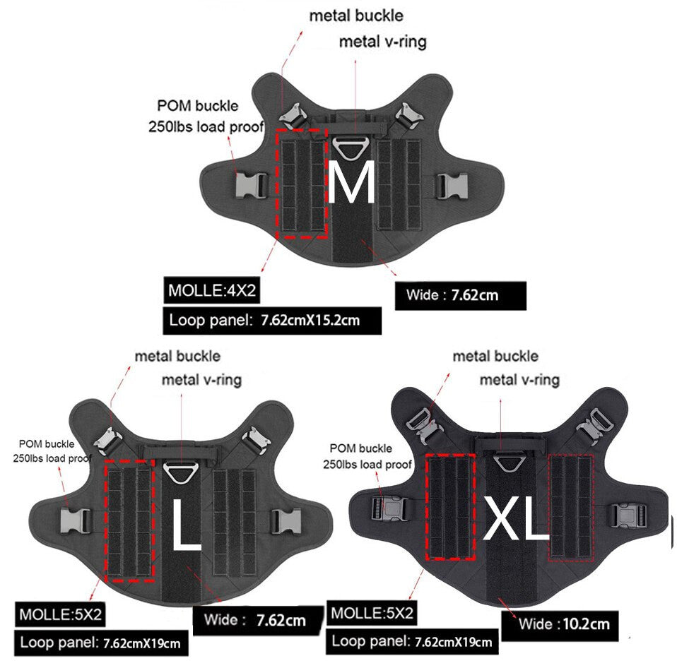 Tactical Dog Harness