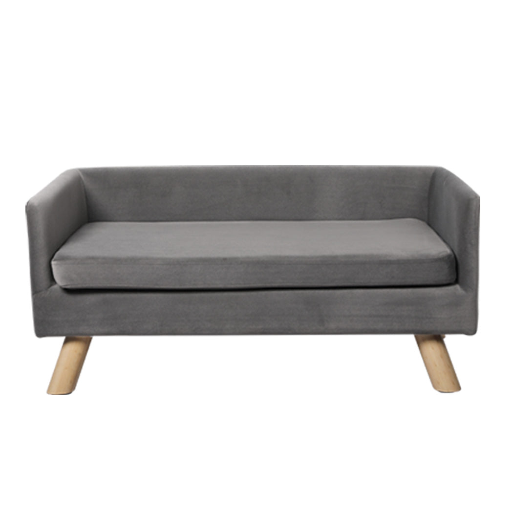 PaWz Haustiersofa Bett Hund Warme Weiche Liege Grau