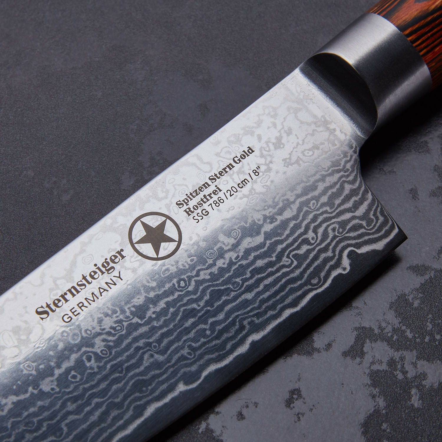 Sternsteiger | Damast Kochmesser